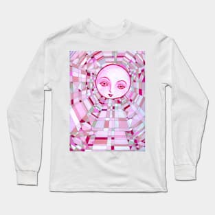 Pink Diamond Moon Long Sleeve T-Shirt